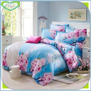 Fashion New Design Polyester Microfiber Disperse Printing Bed Sheet Fabric for Home Textile photo-2