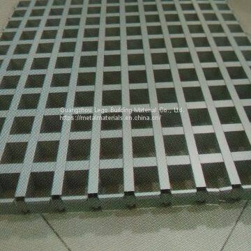 Aluminium grille ceiling Open Cell Metal Grille Ceiling