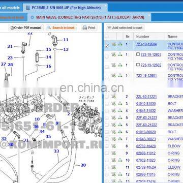 Genuine PC35MR-2 PC35MR Control Valve Excavator Spare Part 723-19-12602 723-19-12601 Hydraulic Valve Price photo-3