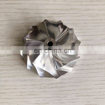 TD04HL forward 6+6 blades 47.10/63.40mm turbo milling/aluminum 2618/billet compressor wheel