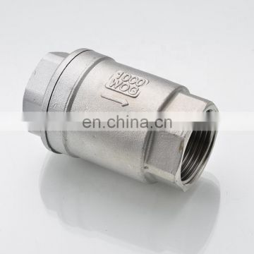 High quality Stainless Steel (304) In-Line Spring Vertical Check Valve DN15-DN100 (1/2- 2 "inch)