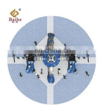 2020 Multifunctional Children Outdoor Playground Equipment Kids Plastic Slide photo-3