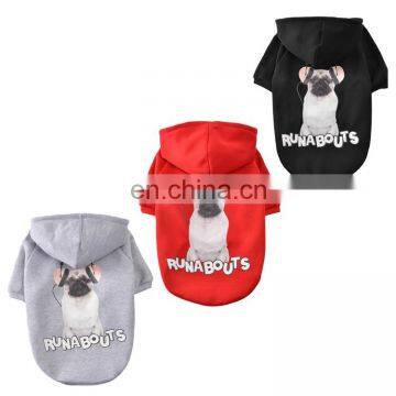 Top quality big pet supplies hoodie blank large clothes for dog