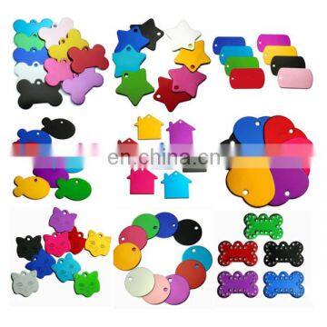 Army Sublimation Blank Printer Anodized Aluminium Stainless Steel Custom Necklace Metal Bone Shaped Blank Chain Dog Tag photo-6