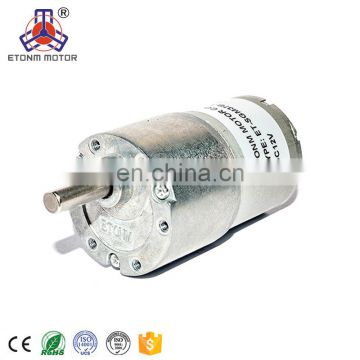 High torque 12V DC Electric Motor 3000rpm, permanent magnet dc motor ET=SGM37-B price small electric dc motor specifications