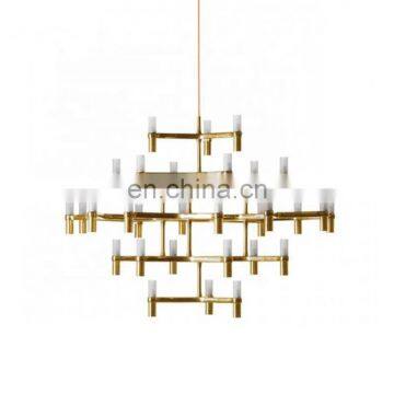 Nordic Hanging LED Lamp Lighting glass Chandelier for Indoor Lighting