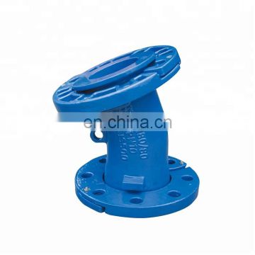 PN10 ductile cast iron DI loosing flanged elbow for PVC pipe