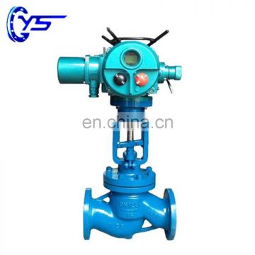 Cast Steel Motorized Flanged Globe Valve with Electric Actuator