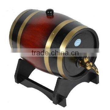 High Quality 5 Liters Wooden Oak Wine Barrels With Stainless Steel Tap photo-2