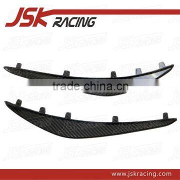 DRY CARBON FIBER FRONT BUMPER CANARDS FOR AUDI R8 (JSK031016)