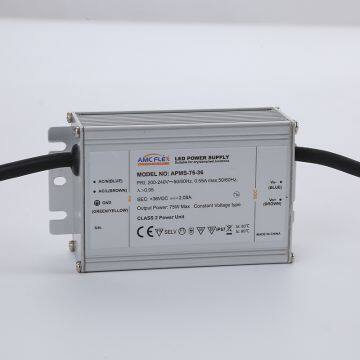 75W 24V  Voltage outdoor IP67 waterproof LED Driver