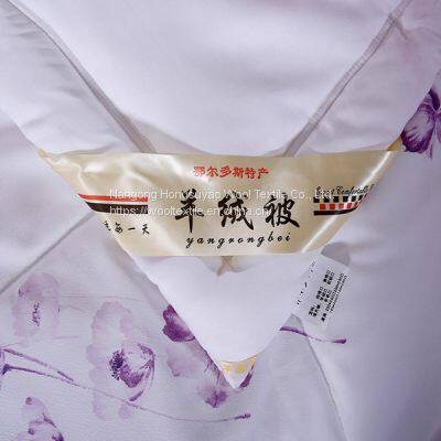 Unique Print Design Luxury 100 % Cashmere Quilt Winter Comforter With Light Weight photo-3