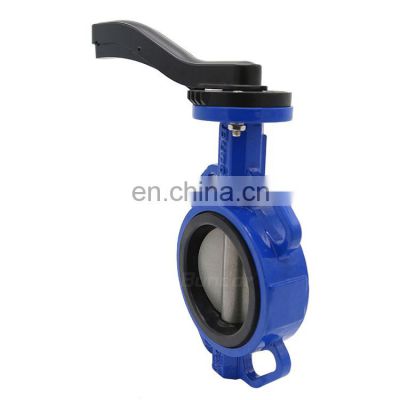 Bundor Factory Price dn50 handle operated 150lb clamp universal Ductile Iron butterfly valve price