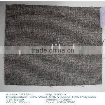 Woolen fabric stock