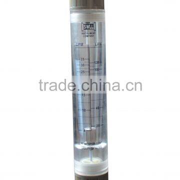 acrylic water rotameter &pipeline flow meter