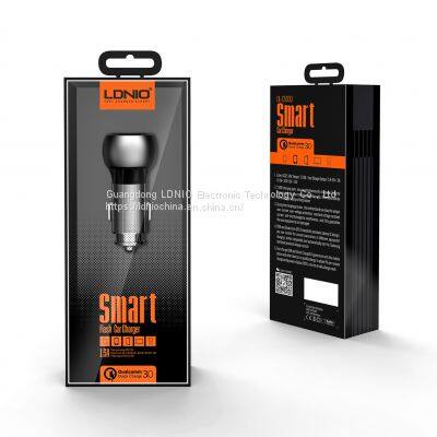 LDNIO 2QC3.0USB,36W Fast Carcharger photo-5