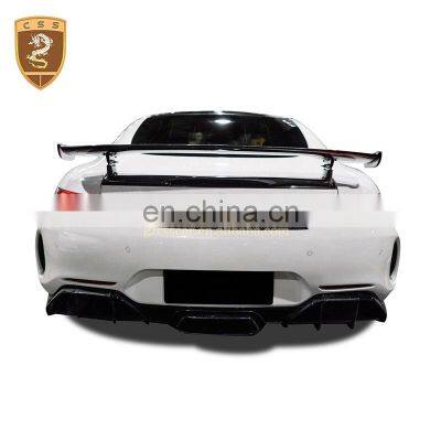 Good Fitment GTR Body Kit For AMG GT GTS Front Rear Bumper Lips With IMP Hood photo-2