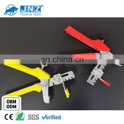 JNZ-TA-TLS-P 50pcs one carton red and yellow tile leveling pliers tile plier floor and wall tile plier