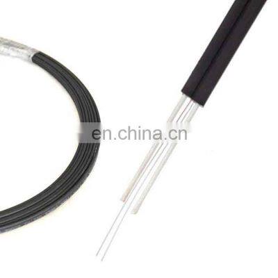 fiber optic flat drop cable 1 core/2 cores/4 cores single mode/multi mode fiber type