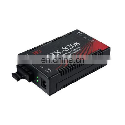 Video Over Fiber Bnc Media Converter Gigabit Media Converter 2pots Fiber 10 100 1000mbps Ethernet Fiber Media Converter