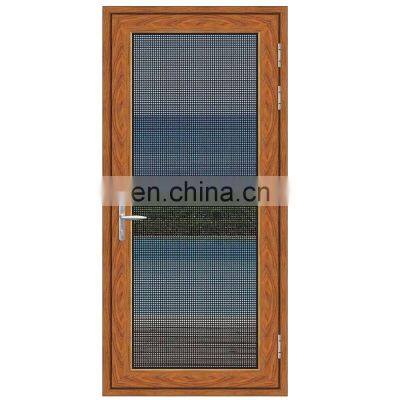 China Suppliers Aluminum Double Glazing Casement Door Screen Door With Mosquito Net
