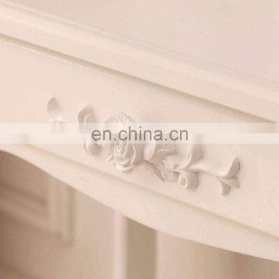 3 Drawers Makeup Dressing Table With Irregular Single Mirror photo-3