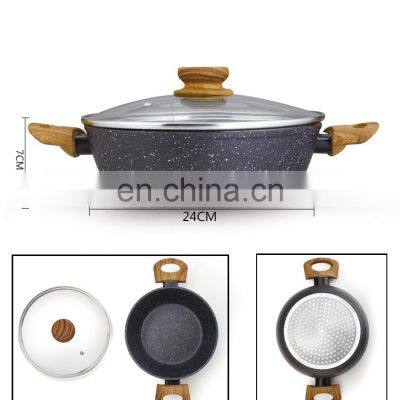 Utensils Outdoor Quality Frying Pans Pots Kichen Accessories Aluminium Nonstick Cookware Sets photo-5