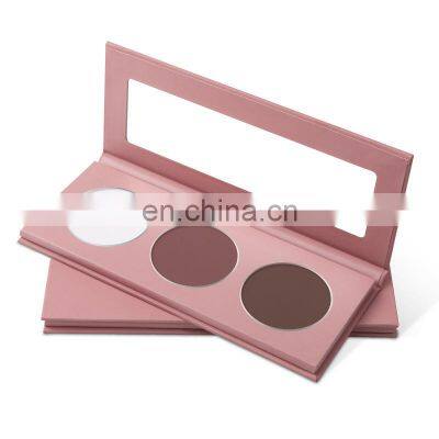 Custom Make Glitter Powder Eye Shadow Palette Custom Empty Private Label Diy Makeup Pan Brush