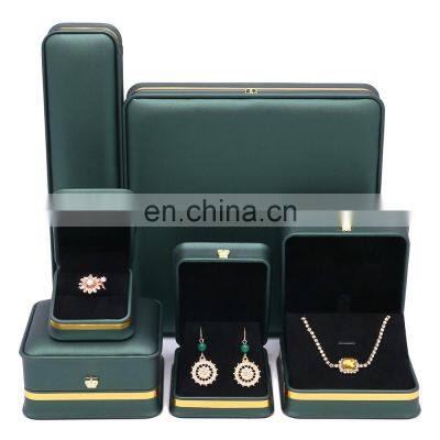 Luxury Gift Jewelry Packaging Boxes For Ring Necklace Bracelet packing Custom Logo Ivory Velvet Insert Box Jewelry