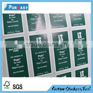 waterproof label print vinyl sticker for custom sticker printing