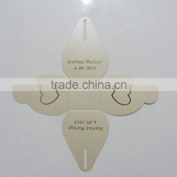 Wholesale Blank DIY Souvenir Paper Candy Box for Wedding Gift Box