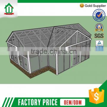 Fashionable Design Foshan Wanjia Custom Tag Aluminum Garden Sun Rooms