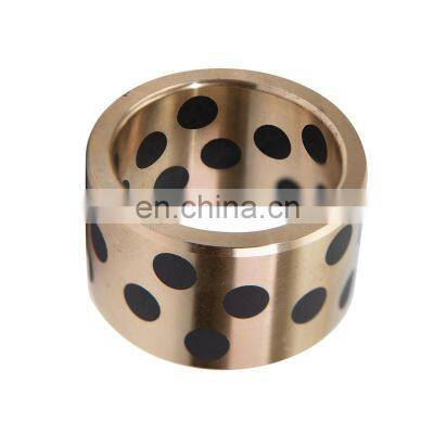 Customized Self Lubricated Bronze Oiles 500sp Bushing With Graphite photo-2