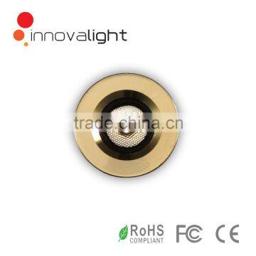 INNOVALIGHT 10x1W Gold LED Step Light Round 1W