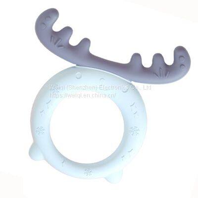 Silicone Deer Shape Toothbrush Chew Teether Toy photo-3