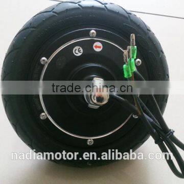 8 Inch Brushless Gearless Electric Scooter Motor Hub Motor Brushless Hub Motor Gearless Hub With Braking Device photo-2