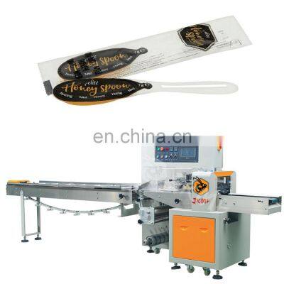 High Quality High Speed Automatic Honey Spoon Pillow Flow Packing Machine