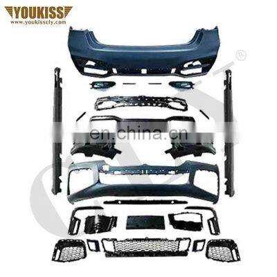 Factory Directly Sale Car Parts Body Kits For BMW 7 Series G11 G12 Modified M Style Front Rear Bumper with Side Skirt Wheel Arch