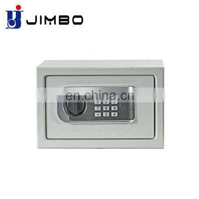 20E Gray Mini Home Portable Metal Security Deposit Storage Cash Burglary Money Digital Safe Box With Electronic Lock photo-2
