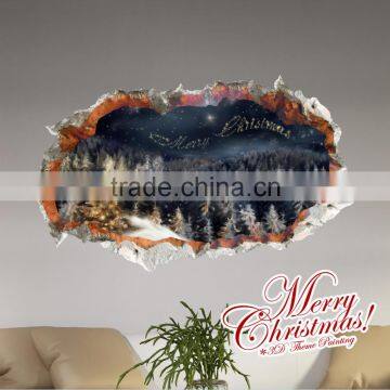 3D Wall Decals 38 Inch Removable christmas Wall Art Stickers Home Decor                        
                                                Quality Choice