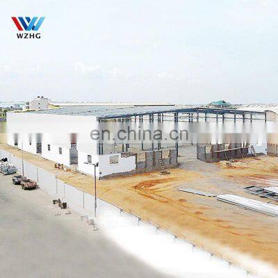 Weizhengheng Group Easy to Build Tole Ondule Galvanized Heavy Duty Industrial Steel Prefab Steel Structure Warehouse Workshop photo-5