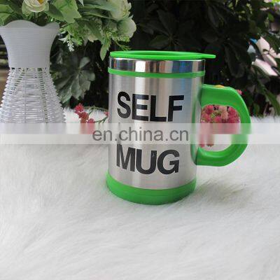 High Quality Customized Heating Portable Hot Self Mug Drinking Automatic Stirring Coffee Cup photo-5