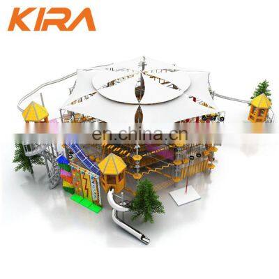 Outdoor Obstacle Course Equipment Kids and Adult High Ropes Course Form China Manufacturer photo-2