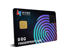 ODM OEM Cold Laminating Technology 13.56mhz PVC Fingerprint Chip Card Biometric Card for Access Control