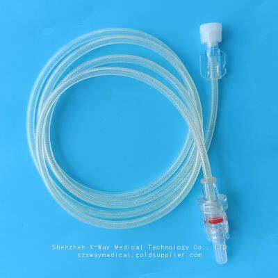 High Pressure 1200psi Braided Medical Plastic Tubing, PU Male Female Luer Connector Extension Tube Connect Pipes Line photo-4