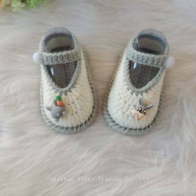 2024 Yanxi Brand Handmade Crocheted Cotton Baby Shoes With High Quality photo-2