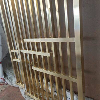 Brass Square Tube Solderless Art Decorative Screen photo-3