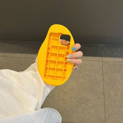 Creative Personality Fruit Mango Shape Silicone Shell Shockproof Protective Phone Cover Case For IPhone 11 12 13 14 15 Pro Max photo-3