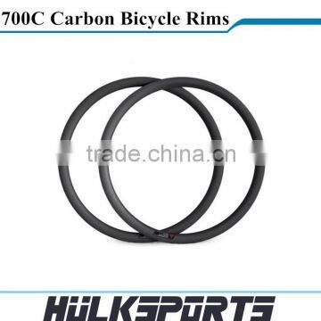 700c carbon bicycle rims clincher Toray T700 carbon road bicycle wheel 38mm carbon bicycle rim