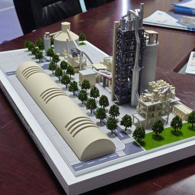 Cement Plant Model Customization Factory photo-3